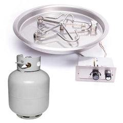 HPC Fire Round Bowl Fire Pit Inserts (13–43") with Ignition Options