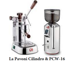 la Pavoni Cilindro Programmable LCD Flat Burr Coffee Grinder (50mm, 310W, 110V)
