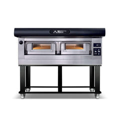 Serie P120E – Electric Pizza Ovens-Moretti Forni P120E B1 Electric Pizza Oven P120  49'' x 34'' x 7'' (Chamber)  208/240/60/3 - 1 Deck with tray guide base