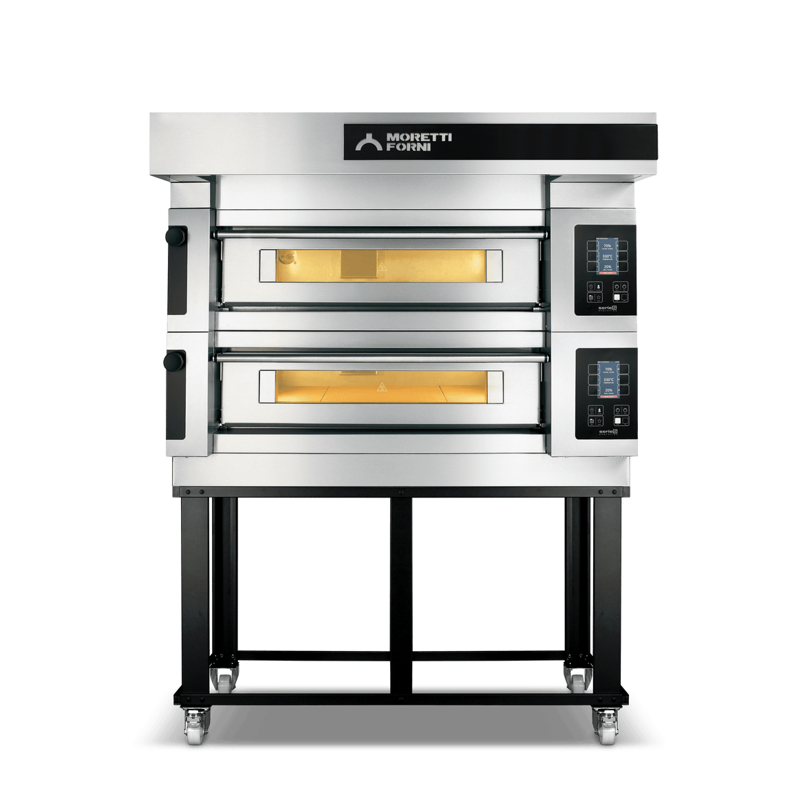 Serie S – Electric Pizza Ovens-Moretti Forni S100E2 - serie S modular Electric Pizza oven 37-1/2"x29x6-1/4 (Chamber)
