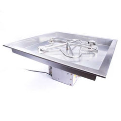 HPC Fire Square Bowl Fire Pit Inserts, 18–42 in Options