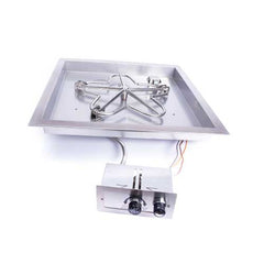 HPC Fire Fire Pit Insert 42SSEI-SQBL-NG/120VAC