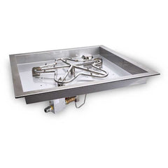 HPC Fire Square Bowl Fire Pit Inserts, 18–42 in Options