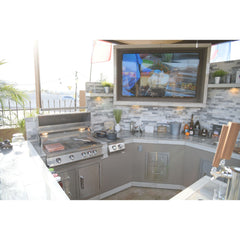 Stainless Steel Drawers-KoKoMo Outdoor Kitchen Stainless Steel Double Drawer KO-DD12