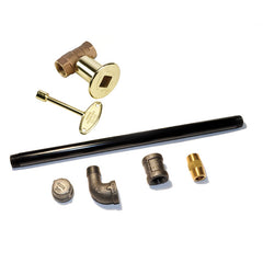 HPC Fire Indoor Fireplace Log Lighter Valve Kit, Straight or Angled