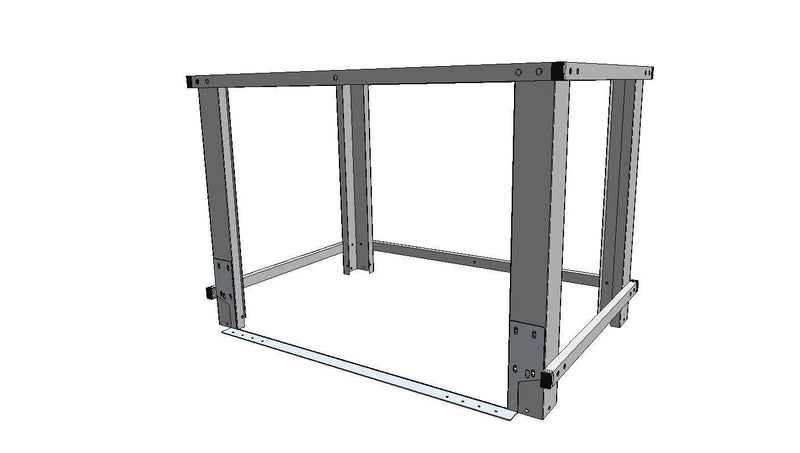 Pizza Oven Accessory Moretti Forni Open Base Stand Connection for Ampto PZA-4US, 6US, 8US, 12US Ovens