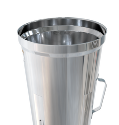 Commercial Blender Ampto Tilting Food Blender, 6.6 Gal (25 L), 1.5 HP, Stainless Steel, 120V, LQB-25