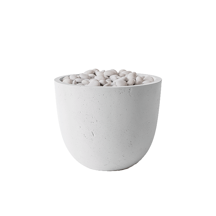 Fire Pits & Fire Tables HPC Fire Element Lightweight Concrete Gas Fire Pit by Dekko