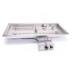 HPC Fire Rectangle H-Burner Fire Pit Insert Series (CSA Certified)