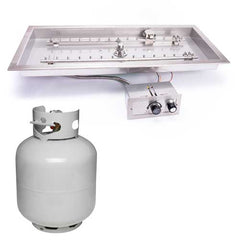 HPC Fire Rectangle H-Burner Fire Pit Insert Series (CSA Certified)