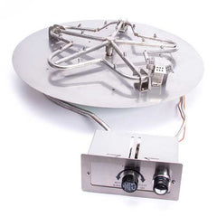 HPC Fire Round Flat Fire Pit Inserts - 8 to 54 in Sizes