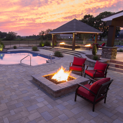 HPC Fire Fire Pit Insert 42SSEI-SQBL-NG/120VAC