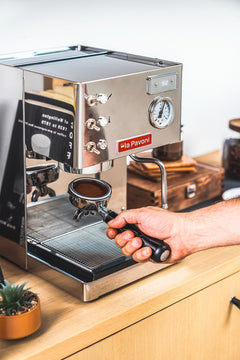 la Pavoni Casabar Termo PID Silver Espresso Machine - LPMCBS02US