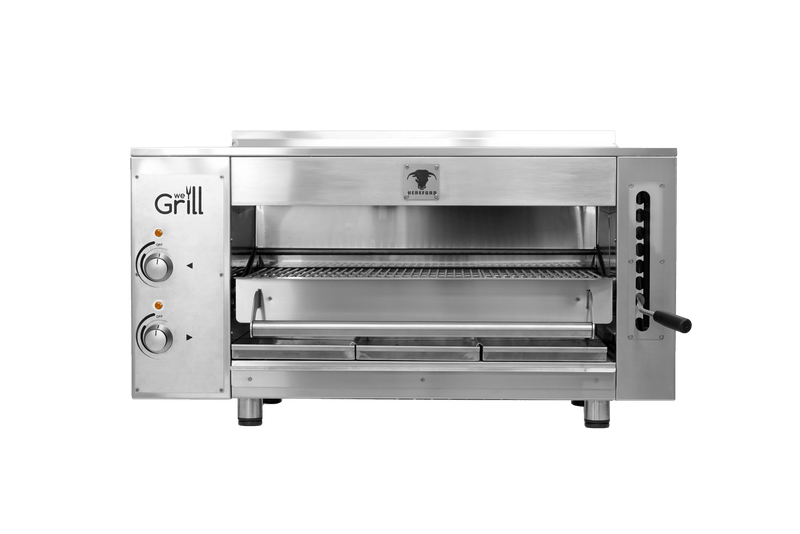 We Grill HEREFORD-E Electric Overfire Infrared Broiler (2 Glass Ceramic Burners), 10.0kW 220V
