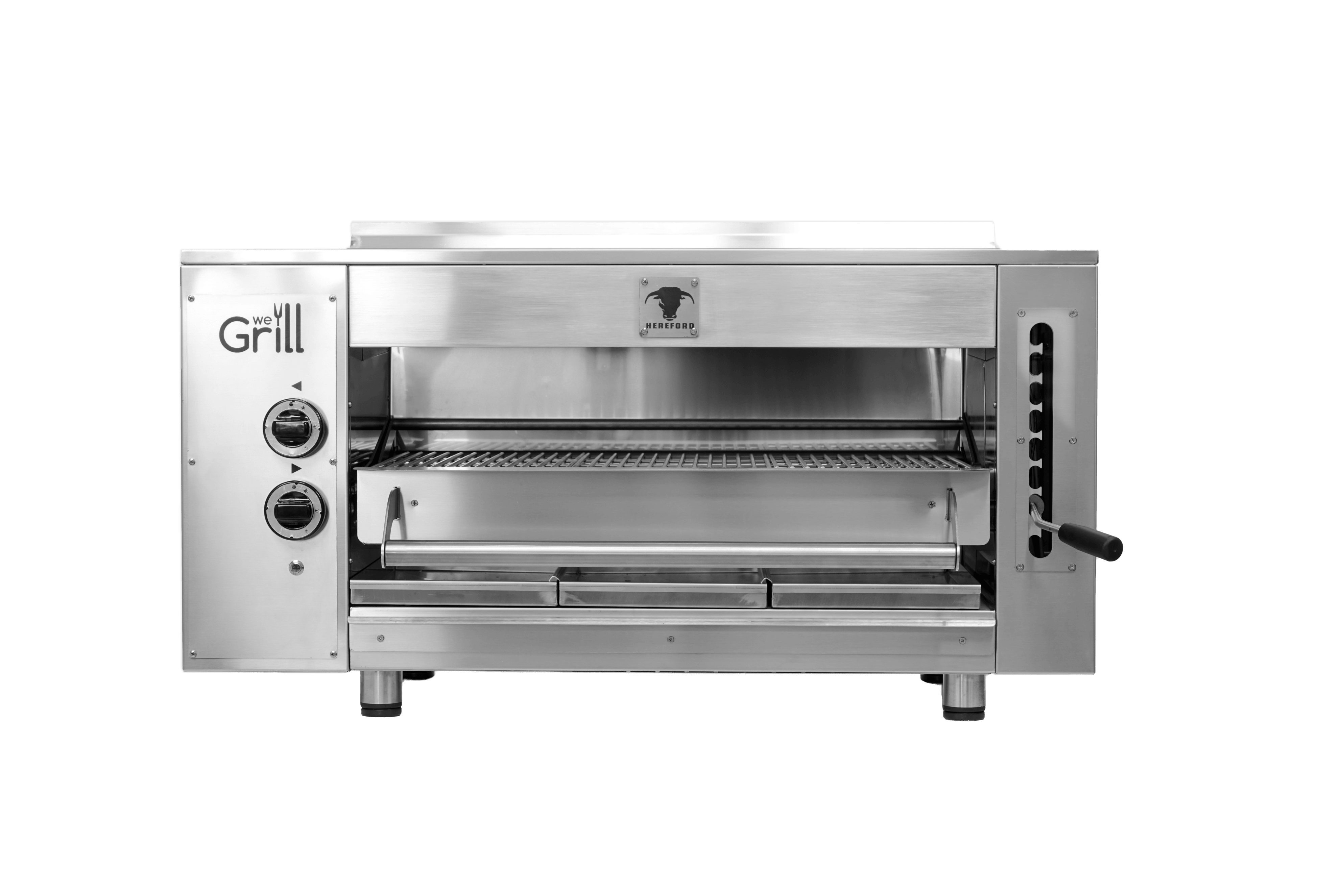 We Grill HEREFORD-G Gas Overfire Broiler - 2 Infrared Burners