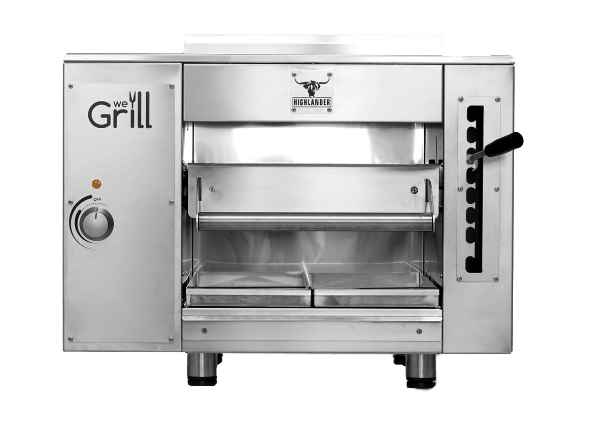 We Grill HIGHLANDER-E Electric Overfire Highlander Infrared Broiler (1 Glass Ceramic Burner), 5.0kW 220V