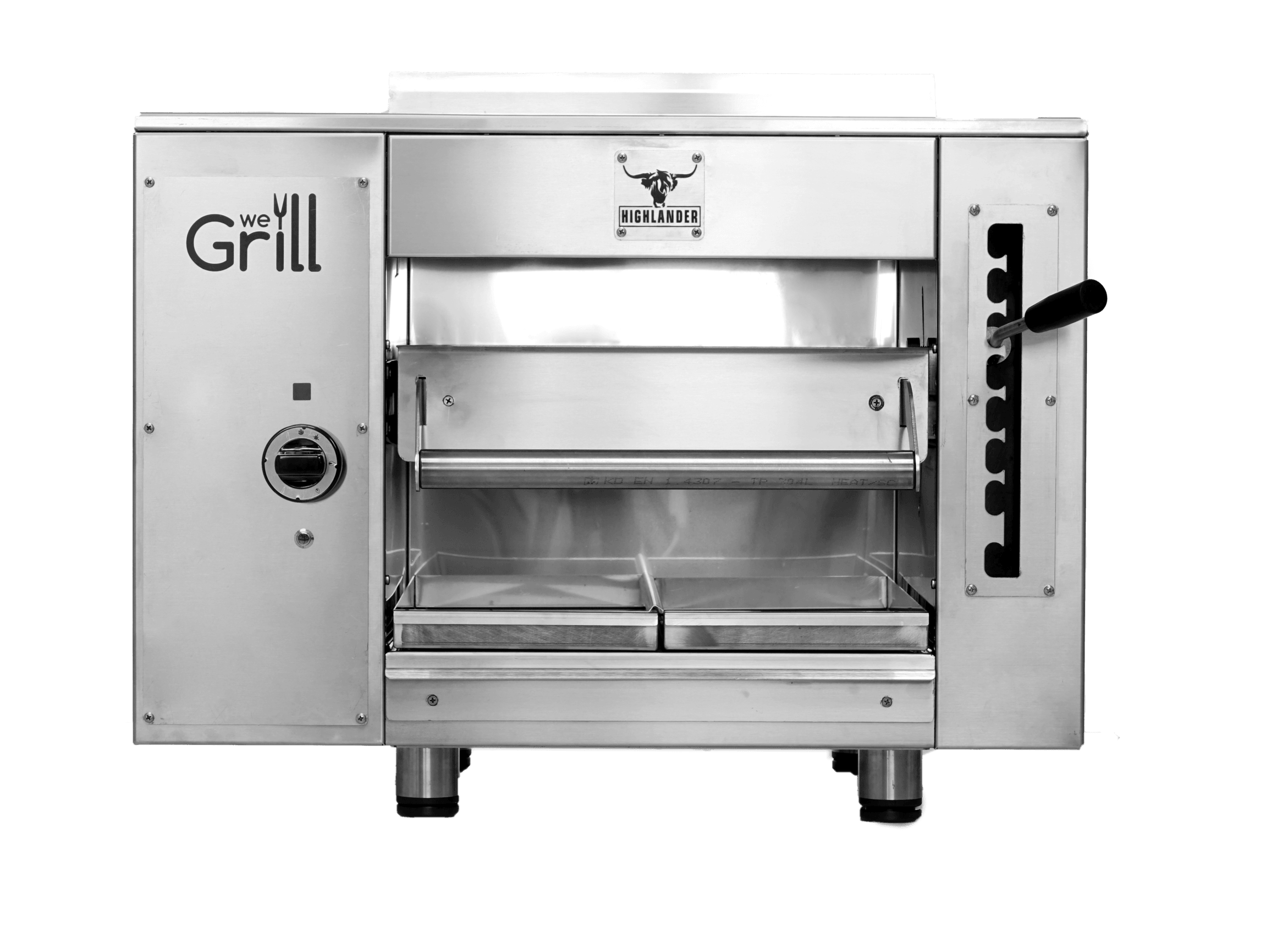 We Grill HIGHLANDER-G Gas Overfire Broiler (1 Infrared Burner)