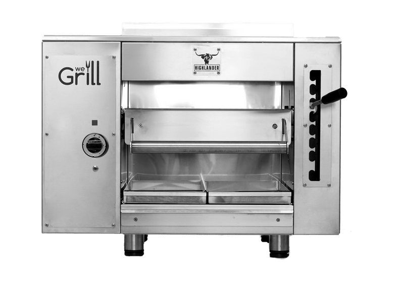 We Grill HIGHLANDER-G Gas Overfire Broiler (1 Infrared Burner)