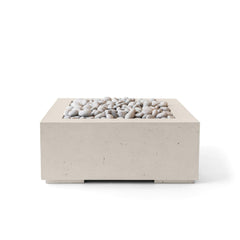 HPC Fire Alea 40" Lightweight Concrete Gas Fire Pit by Dekko