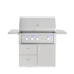 Freestanding Gas Grills American Made Grills Alturi 36" Freestanding Gas Grill, Natural Gas or Propane, CART-ALT36 + ALT36T