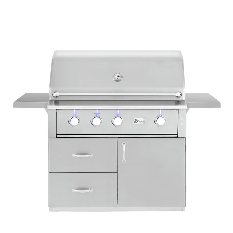 Freestanding Gas Grills American Made Grills Alturi 42" Freestanding Gas Grill, Natural Gas or Propane, CART-ALT42 + ALT42T