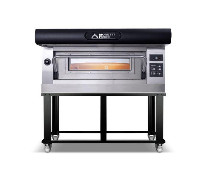 MORETTI FORNI AMALFI B1 Electric Pizza Oven 1 Deck with Tray Guide Base