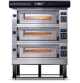 MORETTI FORNI AMALFI D3 3-Deck Electric Pizza Oven with Tray Guide Base
