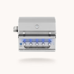 Built-In Gas Grills American Made Grills Muscle 36" Built-In Hybrid Grill, 100,000 BTU, Natural Gas or Propane, MUS36