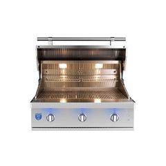 Built-In Gas Grills American Made Grills Atlas 36" Built-In Gas Grill, 54,000 BTU, Natural Gas or Propane, ATS36-B