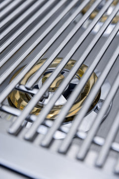 Outdoor Kitchen Appliance Modules American Made Grills Atlas Built-In Double Side Burner, LED Lighting, Lid, ATSSB2