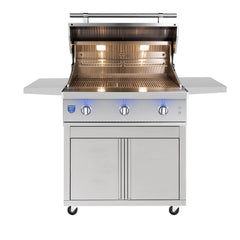 Freestanding Gas Grills American Made Grills Atlas 36" Freestanding Gas Grill, 54,000 BTU, Natural Gas or Propane, ATSFS36