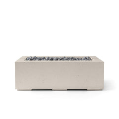 HPC Fire Avera 60" Lightweight Concrete Gas Fire Pit by Dekko