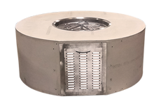 HPC Fire Ready-to-Finish Small Tank Propane Fire Pit Kit, Hidden Tank Enclosure