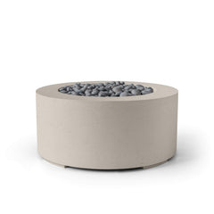 HPC Fire Belmont Lightweight Concrete Gas Fire Pit by Dekko