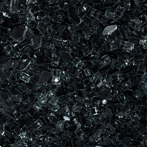 HPC Fire Decorative Fire Pit Glass, 1/4", Reflective or Non-Reflective, Per Pound