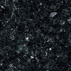 HPC Fire Decorative Fire Pit Glass, 1/4", Reflective or Non-Reflective, Per Pound