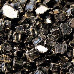 HPC Fire Decorative Fire Pit Glass, 1/4", Reflective or Non-Reflective, Per Pound