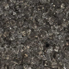 HPC Fire Decorative Fire Pit Glass, 1/4", Reflective or Non-Reflective, Per Pound