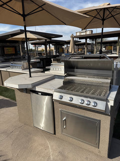 KoKoMo Outdoor Kitchen Islands polybbqisland5393