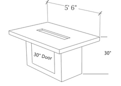 KoKoMo Fire Tables & Bars entfiretable5401
