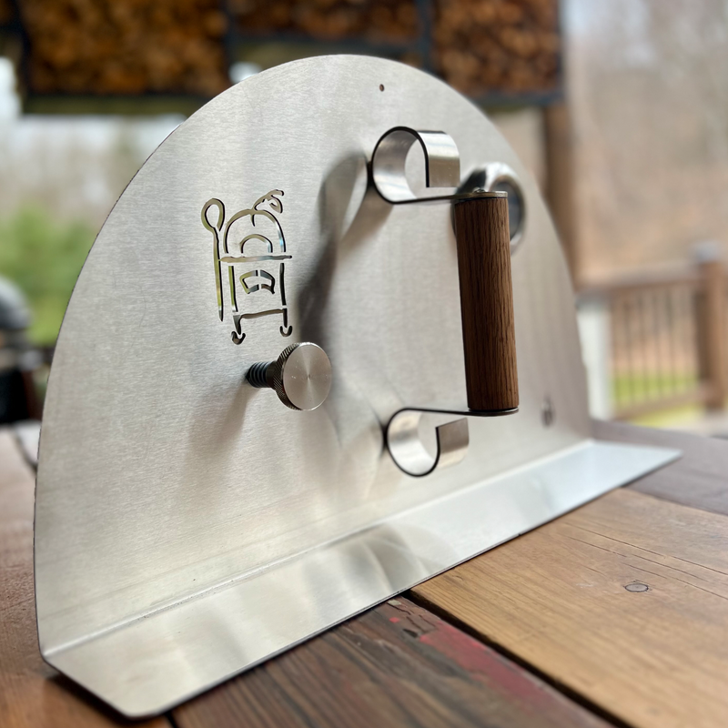 Outdoor Pizza Ovens & Accessories HPC Forno de Pizza Oven Door with Thermometer