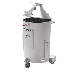 Charcoal Grills HPC Fire Inspired Stainless Steel Drum Smoker with Vortex Air Intake