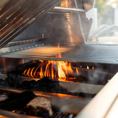 Built-In Gas Grills American Made Grills Encore 36" Built-In Hybrid Grill, 100,000 BTU, Natural Gas or Propane, ENC36