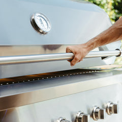 Freestanding Gas Grills American Made Grills Encore 54" Freestanding Hybrid Grill, 160,000 BTU, Natural Gas or Propane, ENCFS54