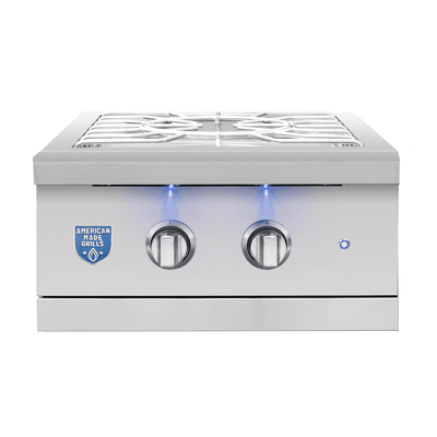 Outdoor Kitchen Appliance Modules American Made Grills Encore Built-In Power Burner, 60,000 BTU, Dual Ring, LED Lighting, ENCPB2