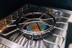Outdoor Kitchen Appliance Modules American Made Grills Estate Built-In Power Burner, 60,000 BTU, Dual Ring, LED Lighting, ESTPB2