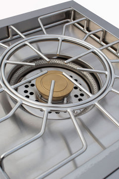 Outdoor Kitchen Appliance Modules American Made Grills Estate Built-In Power Burner, 60,000 BTU, Dual Ring, LED Lighting, ESTPB2