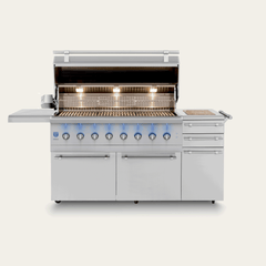 Freestanding Gas Grills American Made Grills Encore 54" Freestanding Hybrid Grill, 160,000 BTU, Natural Gas or Propane, ENCFS54