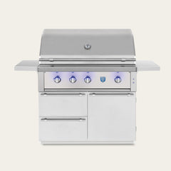 Freestanding Gas Grills American Made Grills Estate 42" Freestanding Gas Grill, 90,000 BTU, Natural Gas or Propane, ESTFS42