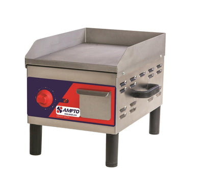 AMPTO GR5E Electric Countertop Griddle 12